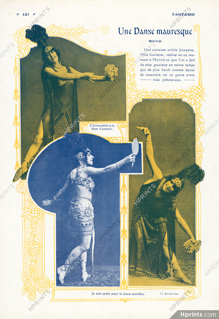 Mlle Gervaise 1912 Une Danse Mauresque