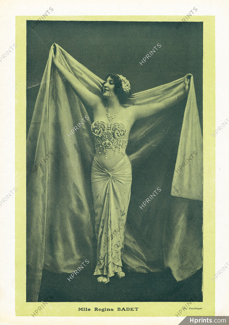 Régina Badet 1907 Danses grecques, Photo Reutlinger