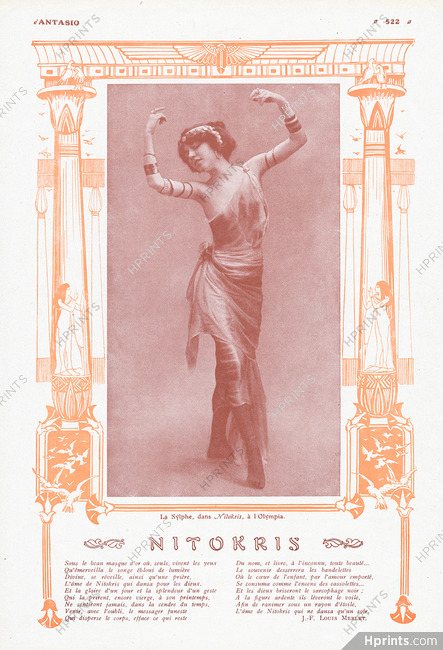 Nitokris 1911 La Sylphe à l'Olympia