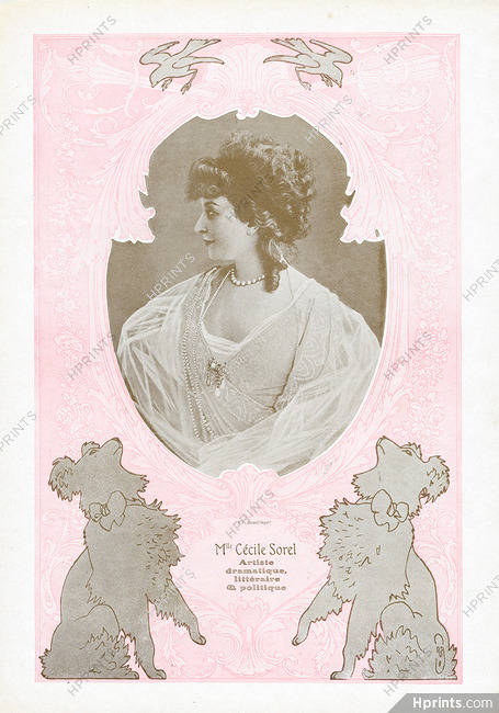 Cécile Sorel 1908 Photo Reutlinger