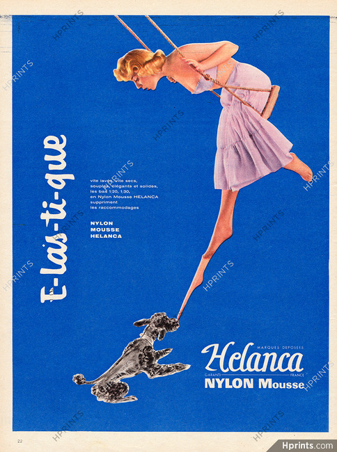 Helanca (Stockings) 1956 Poodle