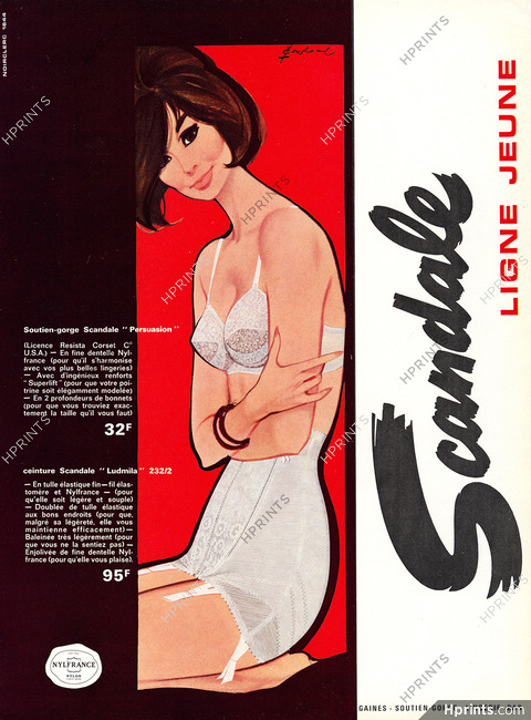 Scandale 1964 Pierre Couronne, Girdle