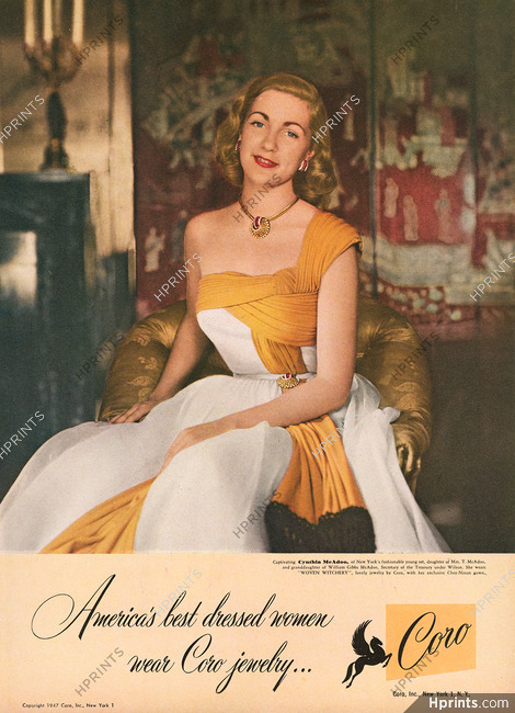 Corocraft (Jewels) 1947 Cynthia McAdoo