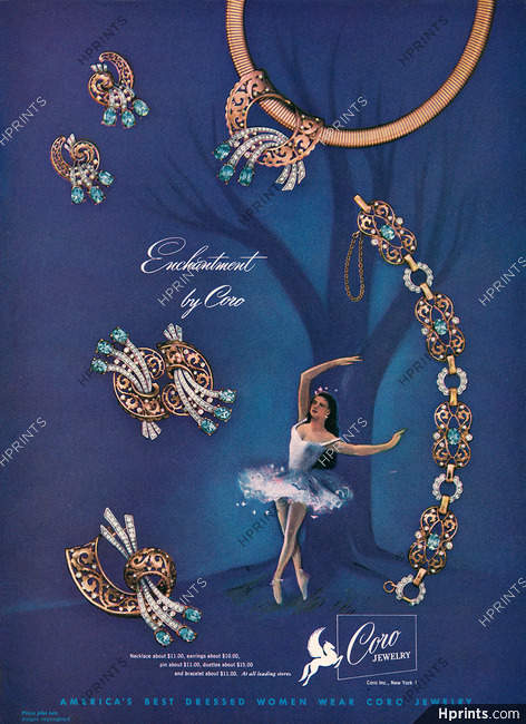 Corocraft (Jewels) 1947 Enchantment, Ballerina