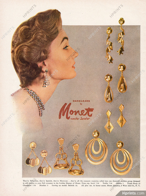 Monet (Jewels) 1953 Danglears