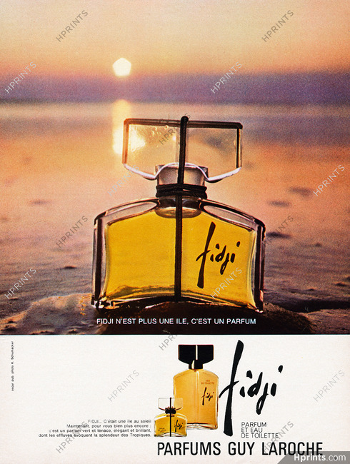 Guy Laroche (Perfumes) 1969 Fidji, Sunset (version B)