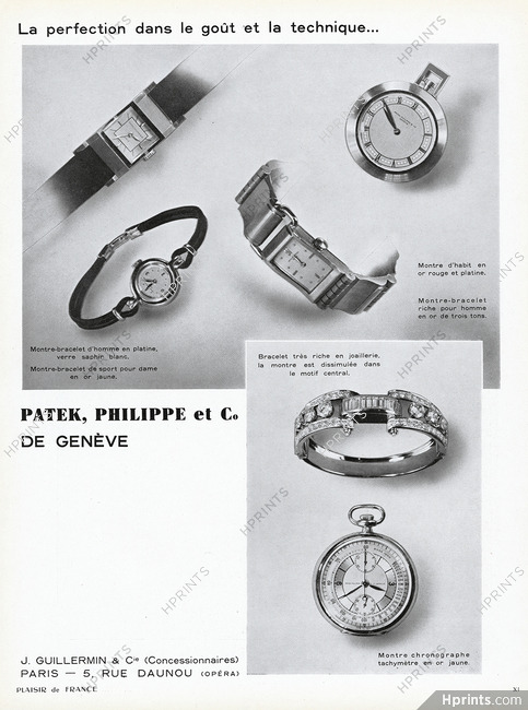 Patek Philippe (Watches) 1937 Montre Chronographe