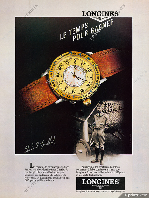 Longines (Watches) 1989 Charles Lindbergh