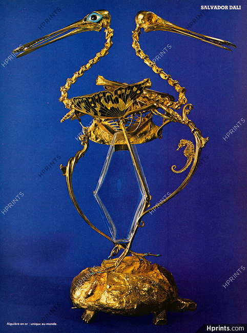 Salvador Dali 1979 Aiguière en or, Gold ewer