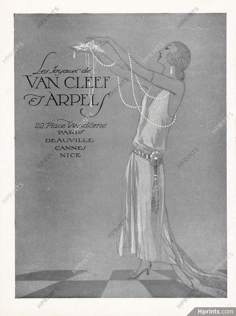 Van Cleef & Arpels 1925 Art Deco, Pearls