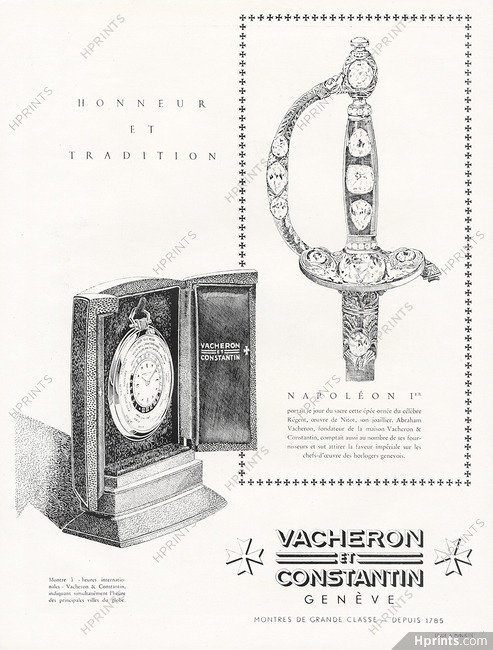 Vacheron et Constantin 1948 Napoleon Ier, Honneur et Tradition