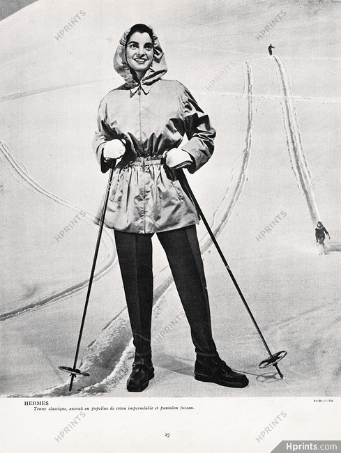 Hermès (Sportswear) 1947 Skier