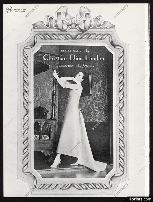 Christian Dior-London 1960 Theatre Marigny, Staron