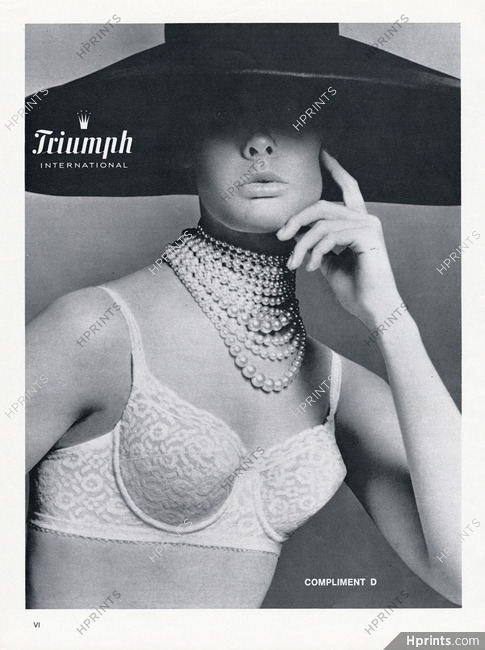 Triumph (Lingerie) 1965 Bra Compliment D