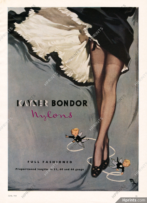 Kayser 1954 Bondor Nylons, Stockings