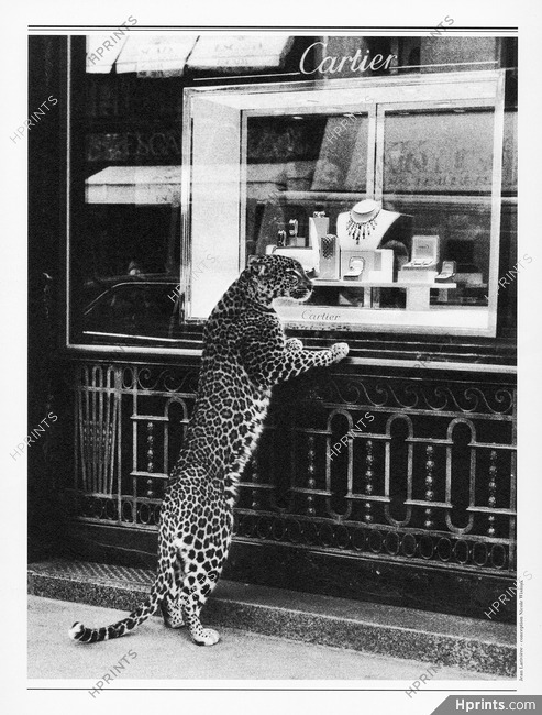 Cartier (High Jewelry) 2000 Panther, Rue de la Paix, Shop window, Photo Jean Larivière