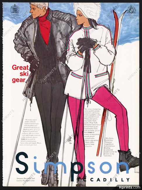 Simpson (Sportswear) 1965 Skier, Eric Stemp