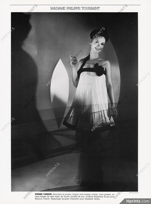Pierre Cardin 1979 Mme Philippe Toussaint, Photo Cecil Beaton