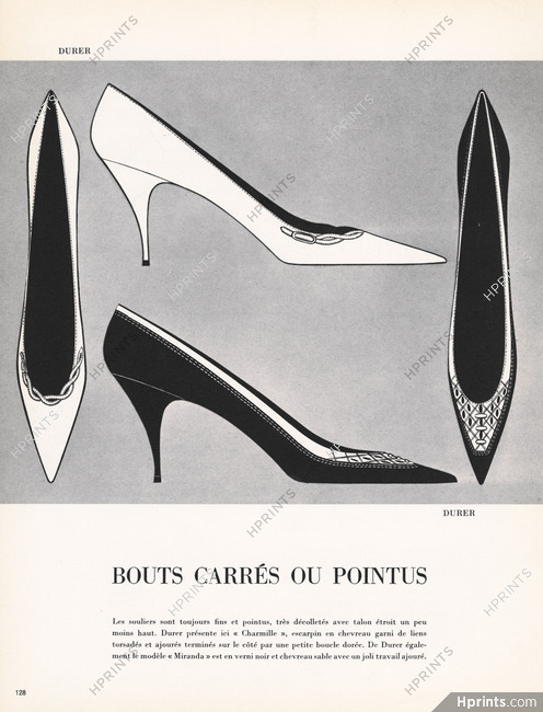 Durer (Shoes) 1961 Bouts Carrés ou Pointus