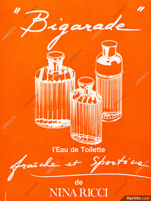 Nina Ricci (Perfumes) 1971 Bigarade Eau de Toilette