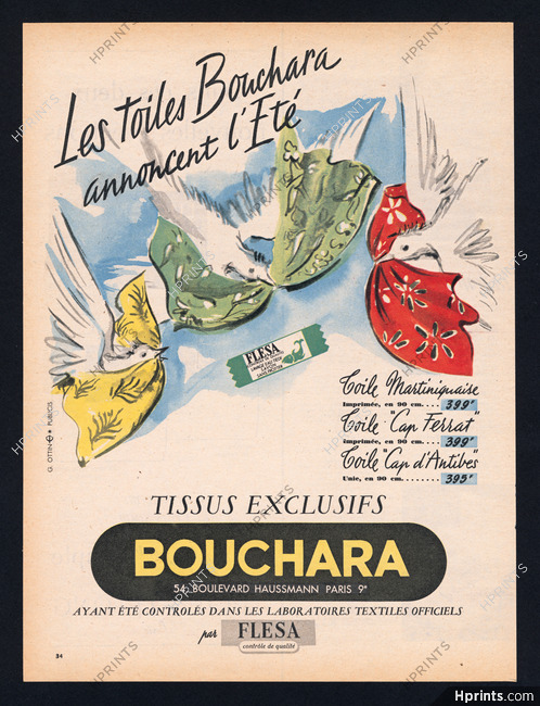 Bouchara (Fabric) 1951 Ottin
