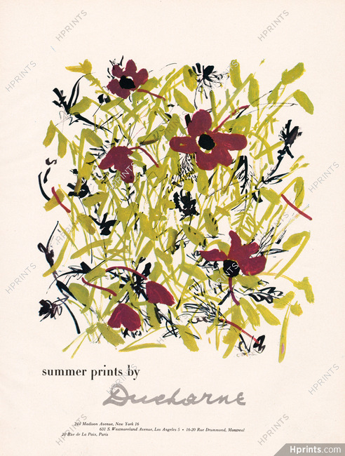 Ducharne (Fabric) 1948 Summer prints