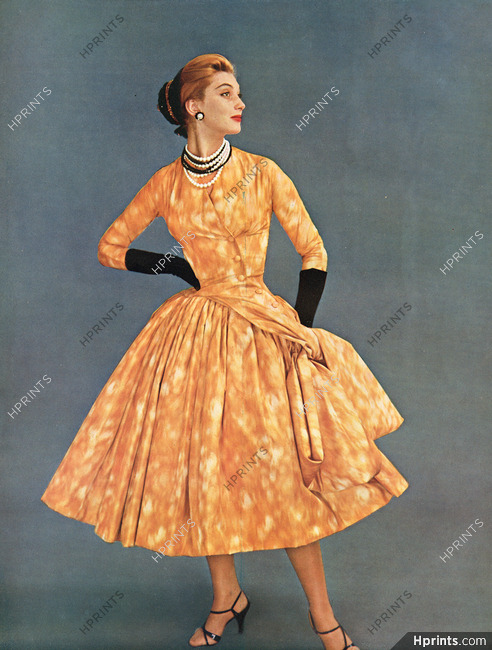 Givenchy 1954 Robe à danser, Photo Pottier