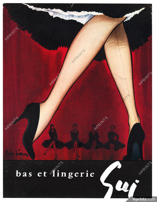 Bas et lingerie Gui (Hosiery) 1957 Pierre Simon