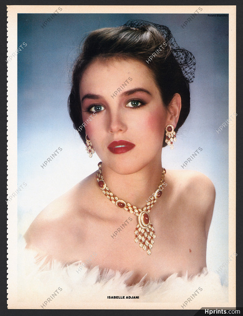 Van Cleef & Arpels 1979 Isabelle Adjani, Photo Roland Bianchini