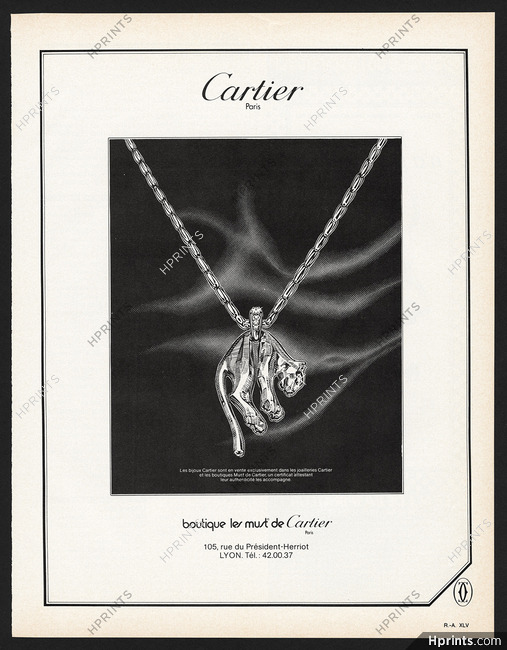 Cartier 1984 les must de Cartier