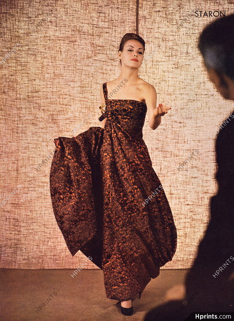 Nina Ricci 1960 Staron Evening Dress, Photo Arsac