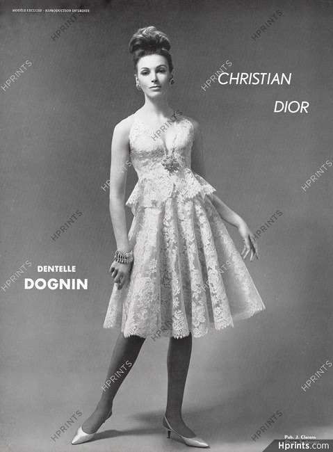 Christian Dior 1964 Dentelle Dognin, Photo Seeberger