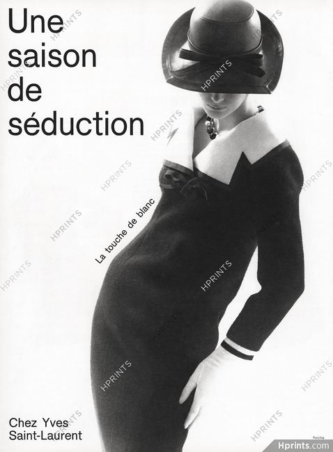 Yves Saint Laurent 1964 Ducharne, Photo Reichle