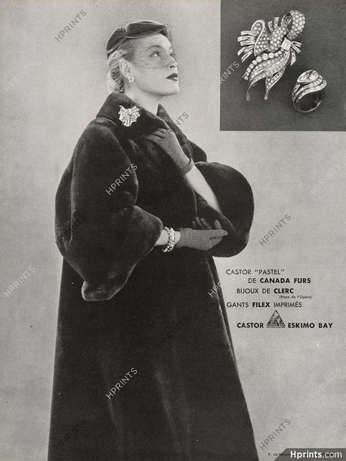Canada Furs 1953 Bijoux de Clerc
