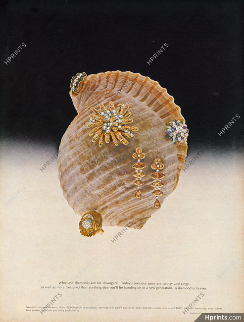 De Beers (High Jewelry) 1968 Diamonds