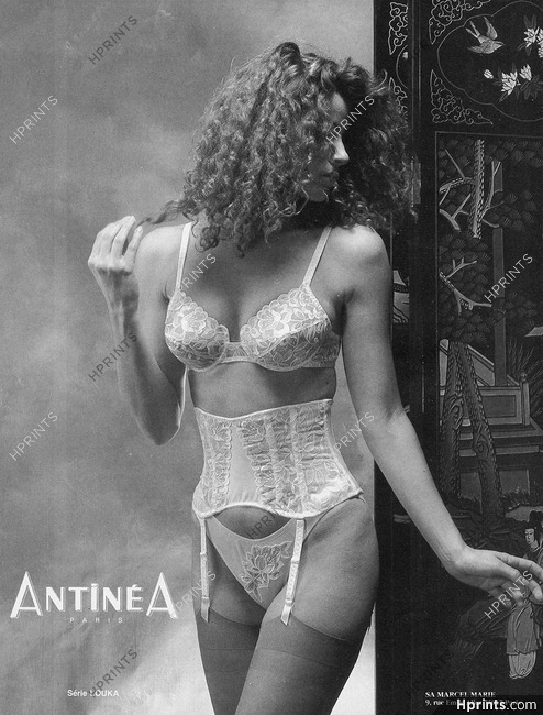 Antinéa (Lingerie) 1990 Série Louka Garters