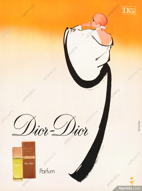 Christian Dior (Perfumes) 1979 Dior-Dior, René Gruau