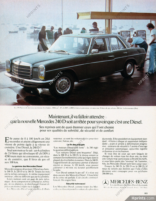 Mercedes-Benz 1973 Mercedes 240 D