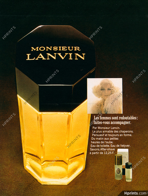 Lanvin (Perfumes) 1970 Monsieur Lanvin