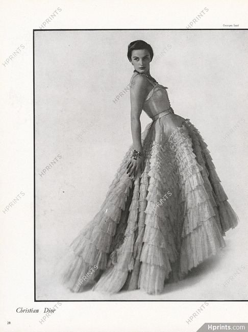 Christian Dior (Couture) 1948 Georges Saad