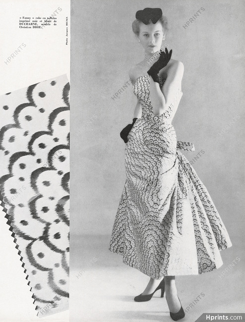 Christian Dior 1953 Ducharne, Photo Jacques Decaux