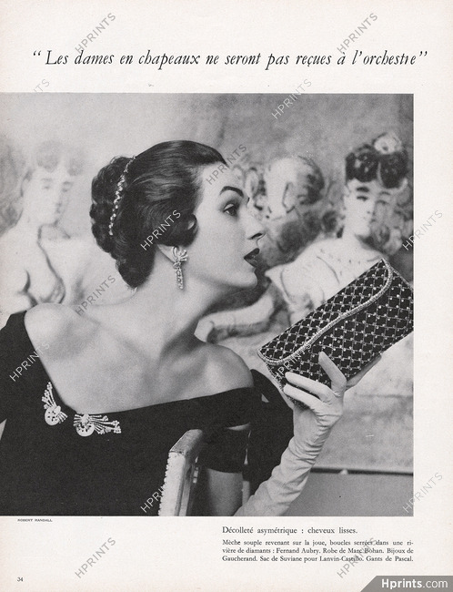Fernand Aubry (Hairstyle) 1953 Bijoux Gaucherand, Sac Suviane