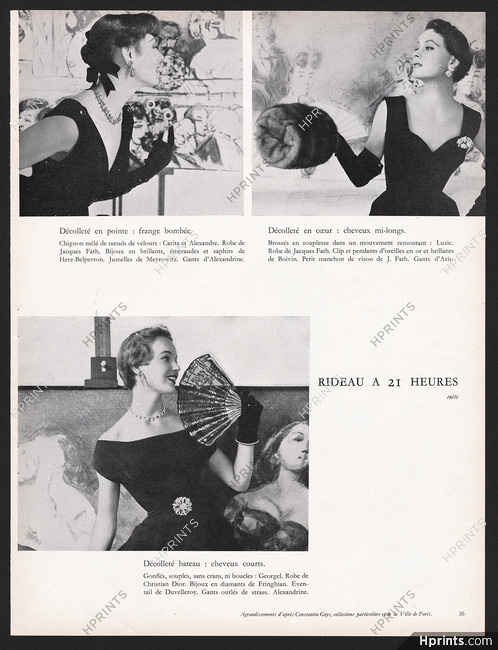 Herz-Belperron, René Boivin, Duvelleroy 1953 Fashion Goods