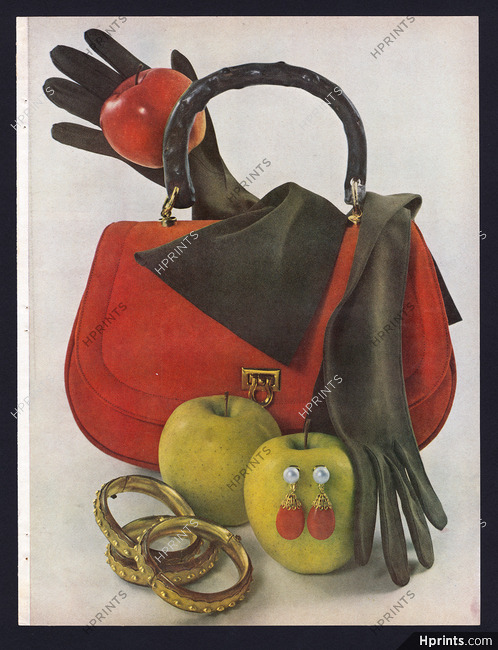 Orange With Nut And Apple Colours 1962 Sandor Goldberger bracelets, Kramer, Kislav