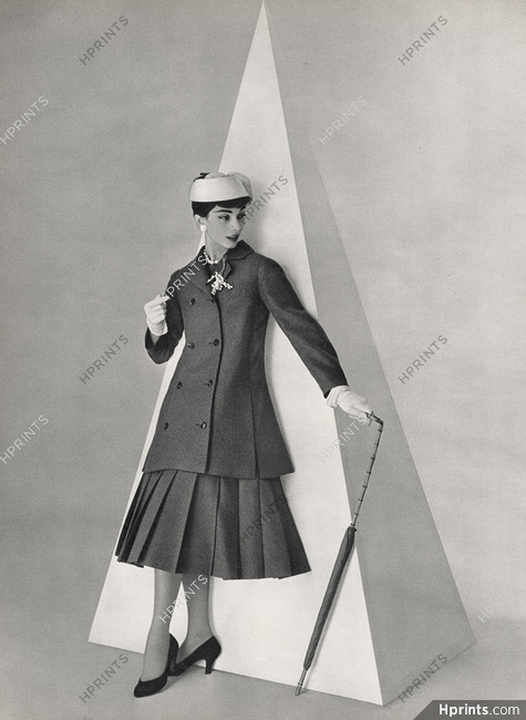 Christian Dior 1955 La Ligne A, Photo Pottier
