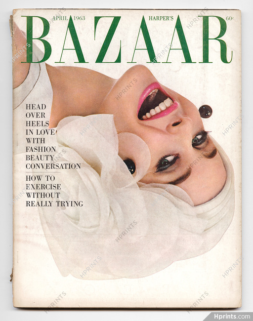 Harper's Bazaar 1963 April, Cover Avedon