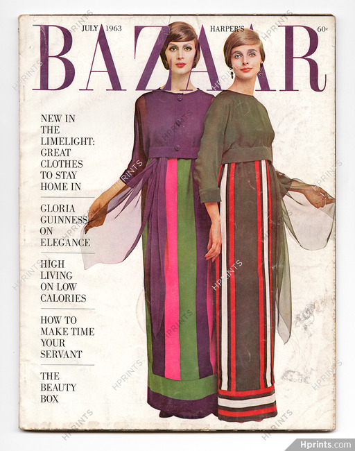 Harper's Bazaar 1963 July, Photo Sokolsky