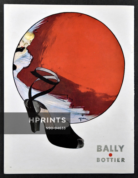Bally 1947 Bottier, René Gruau