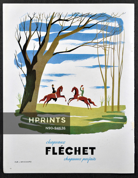 Fléchet (Men's Hats) 1947 Jean Jacquelin