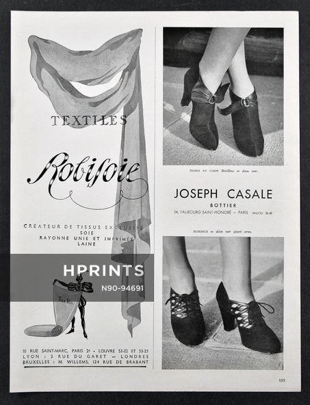 Joseph Casale (Shoes) 1947 Robisoie